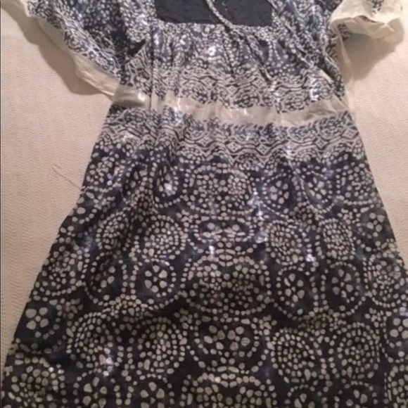 NWT Gorgeous silver n navy dress - Picture 8 of 10